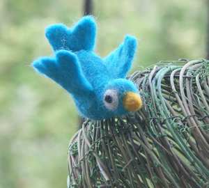felt twitter bird by basia-hs on deviantART